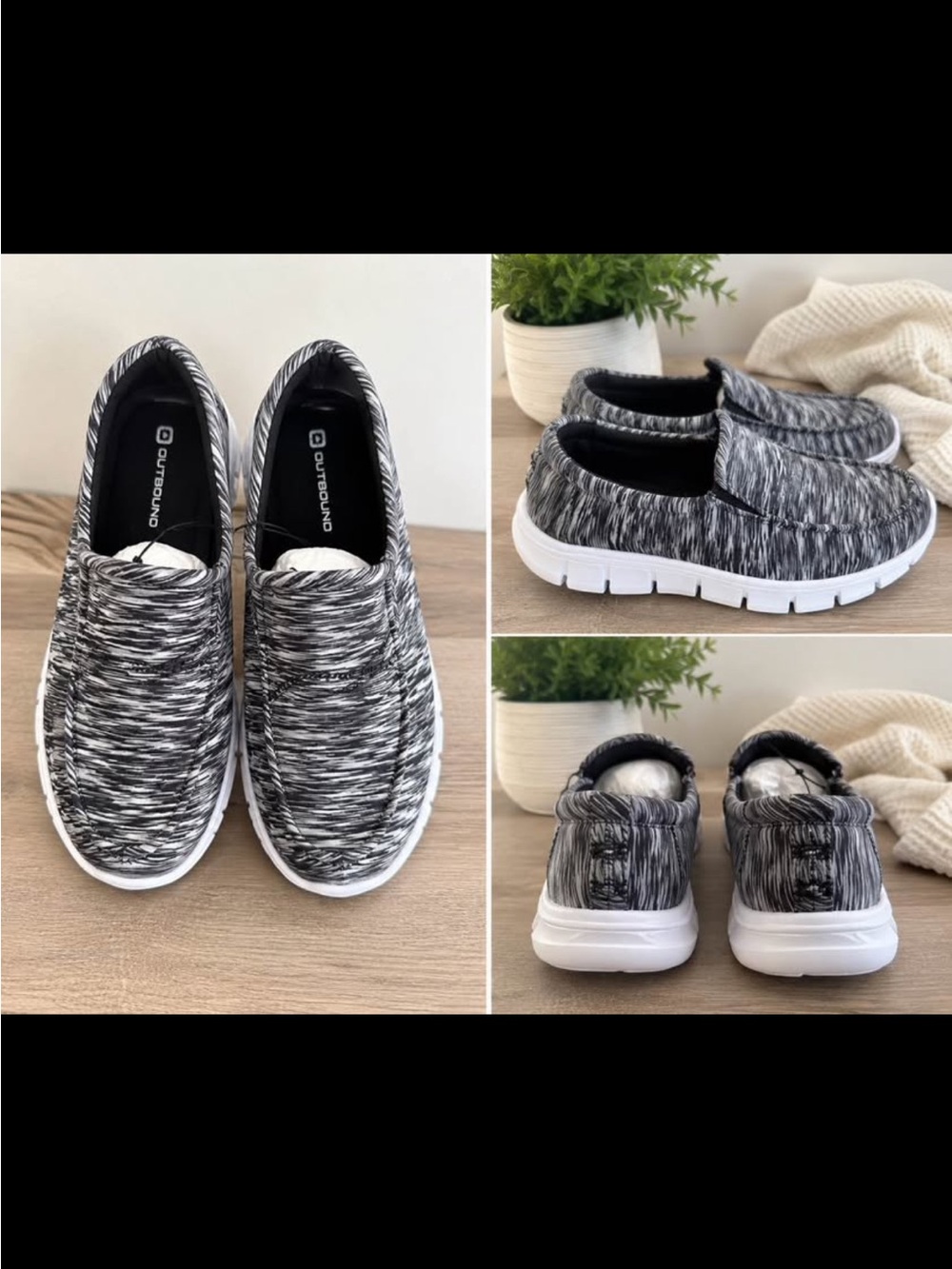 NEW Outbound Women's Athleisure Lightweight Casual Slip-on Shoes - Size 8
